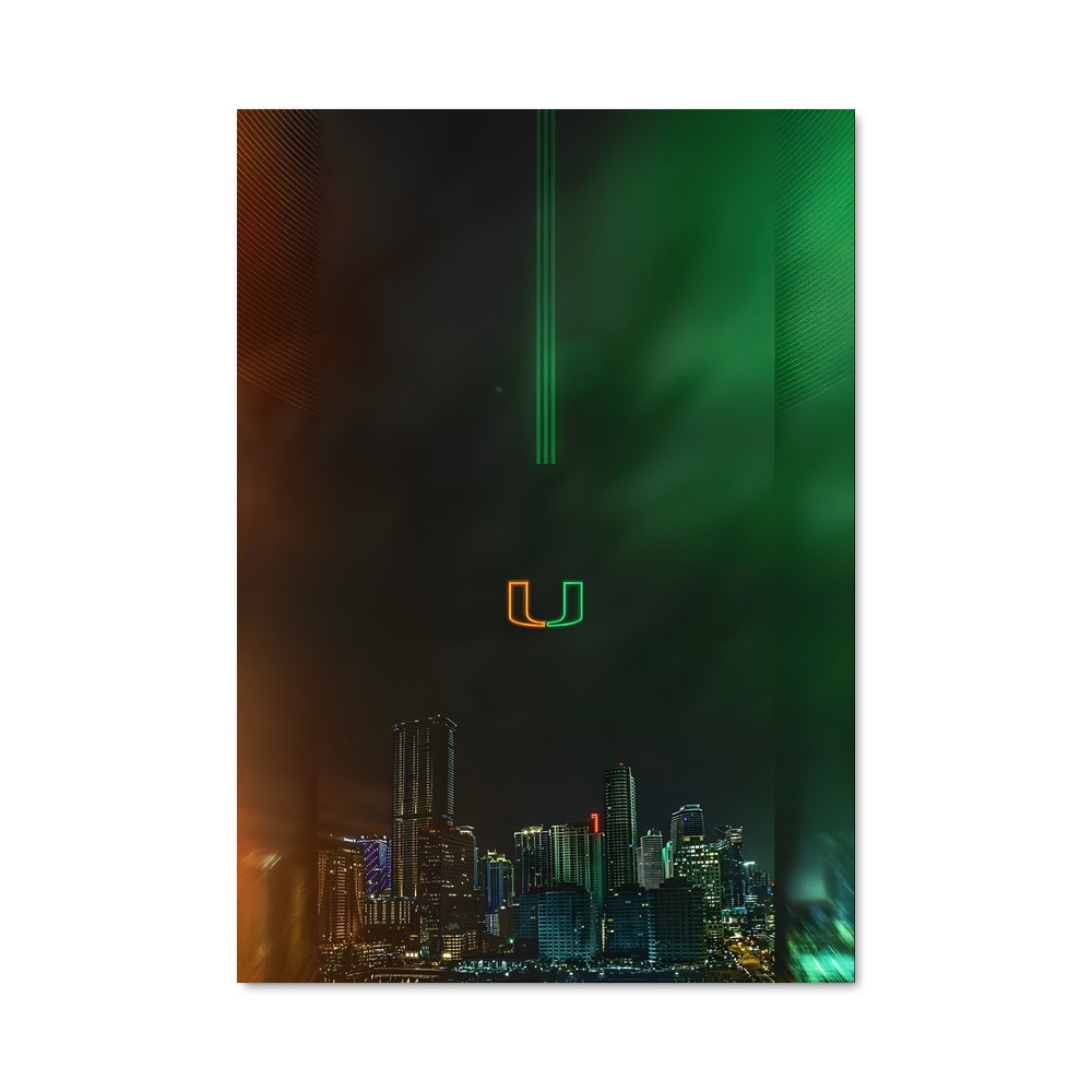 Poster Skyline Verte